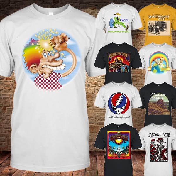 GRATEFUL DEAD — ICONIC TEES FOR TRUE DEADHEADS