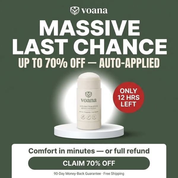 Chafing rashes? Not anymore!