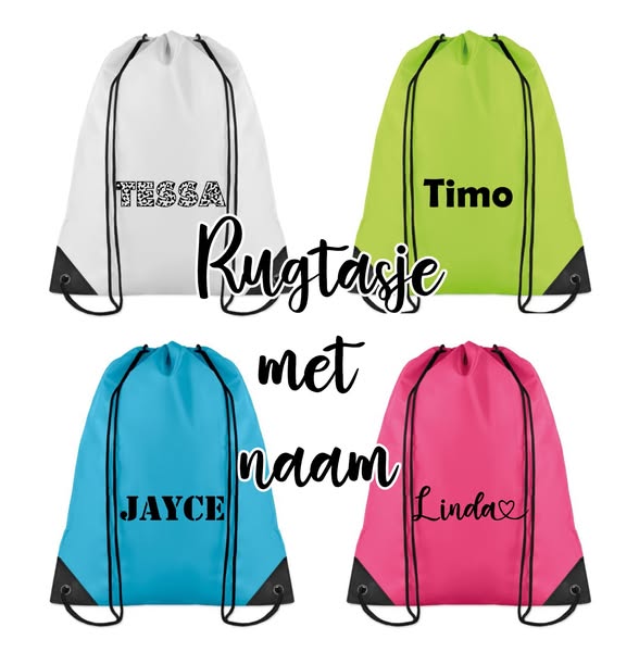 Gymtas/Rugtas met naam