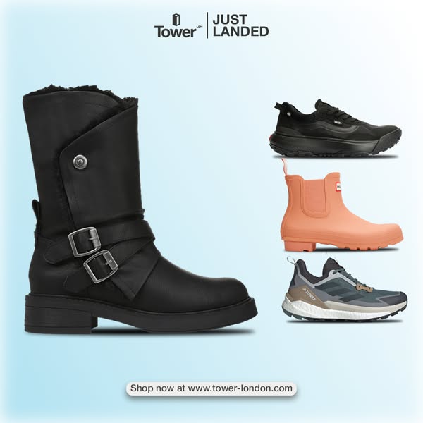 NEW IN FOOTWEAR. Use code BF10 for 10% Off