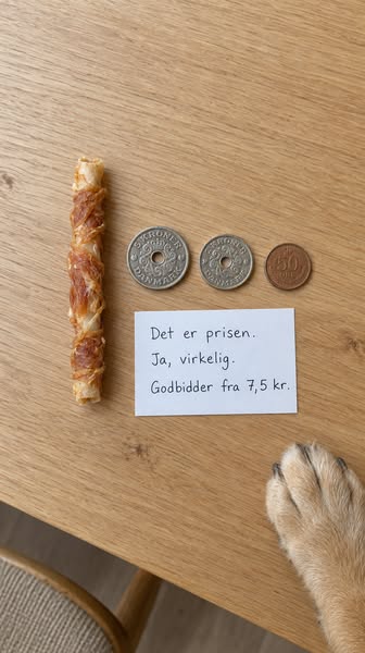 Godbidder fra 7,5 kr.