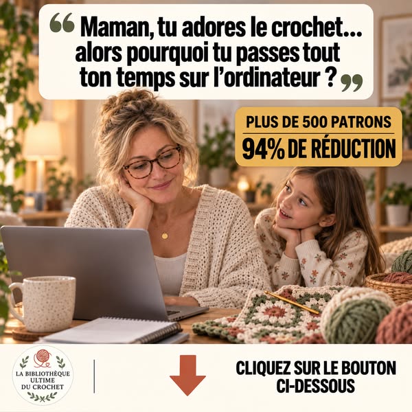 +500 PATRONS DE CROCHET ORGANISÉS AU MÊME ENDROIT
