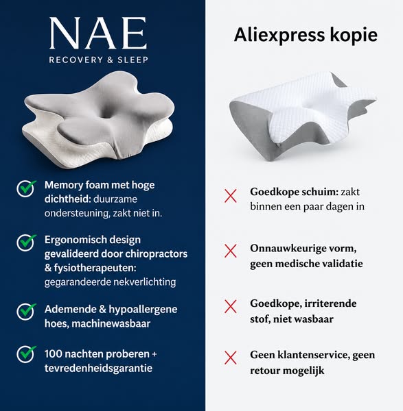 Ontvang tijdelijk een GRATIS NAE Satijnen Kussensloop t.w.v. €34,99