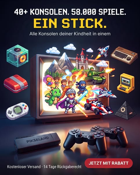 Alle Konsolen deiner Kindheit in einem