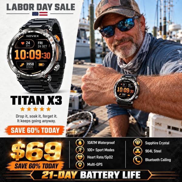 $69. GPS. 21-Day Battery. Waterproof. Calls & Notifications on your wrist. Health tracking 24/7.