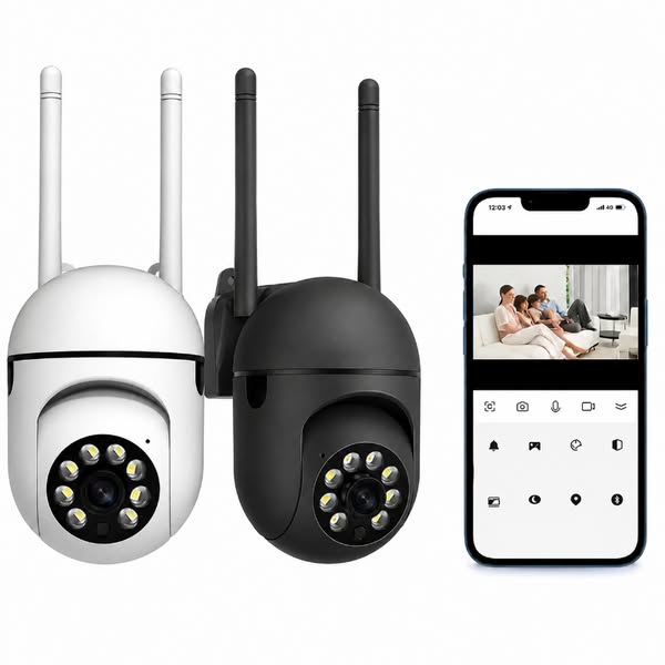 Câmara de Vigilância WiFi Y2 360º com Visão Noturna e Áudio Bidirecional