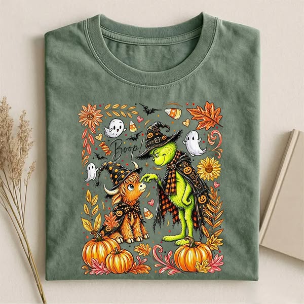 Highland Cow Halloween T-shirt