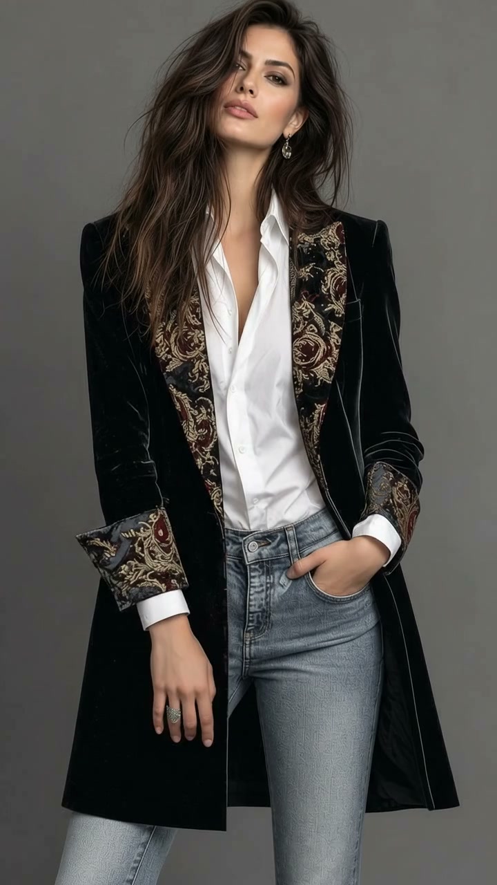 Il blazer che trasforma jeans e camicia