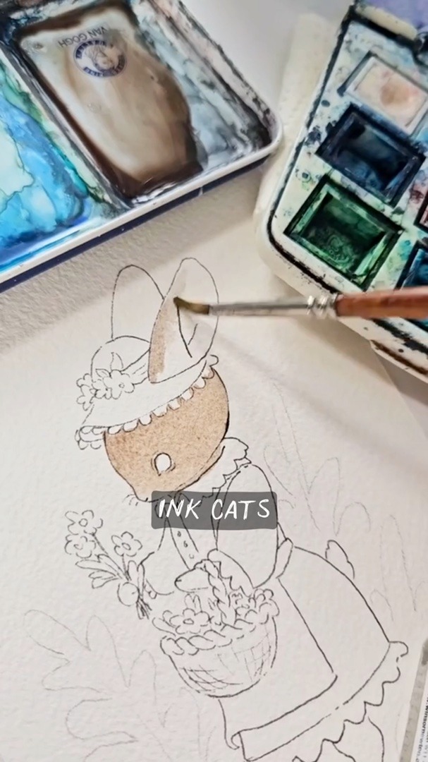 Paint your first ink cat this weekend