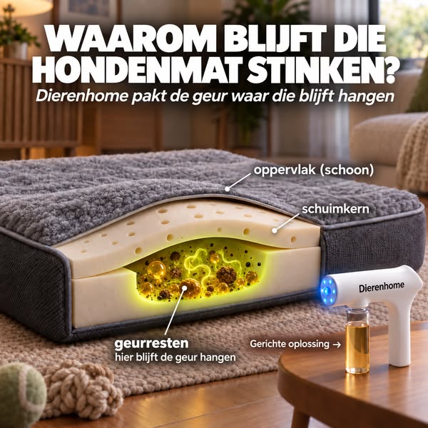 Pak huisdiergeurtjes bij de bron aan