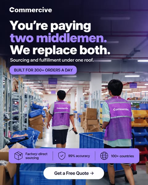 ONE PARTNER FOR SOURCING + FULFILLMENT.