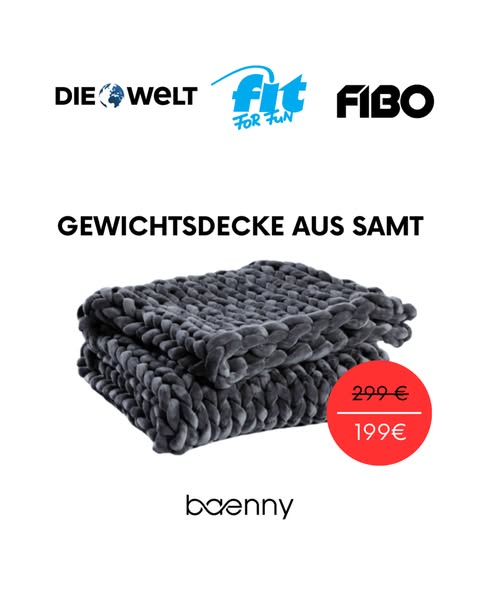 Gewichtsdecke, die sich nicht wie Therapie anfühlt