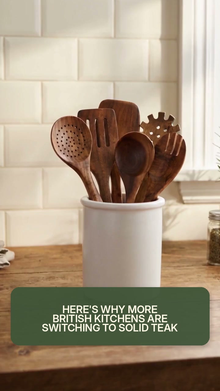 50% Off Best Selling Non-Toxic Teak Kitchen Utensils