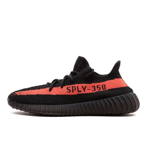 Yeezy Boost 350 V2 Core Black Red (Red Stripe)