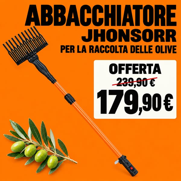 60 € su Abbacchiatore JHONSORR | Solo 179,90 €