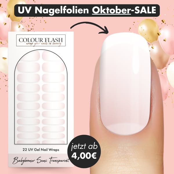UV Nagelfolien Oktober-Flash-Aktion: Alle Designs ab nur 4,00€