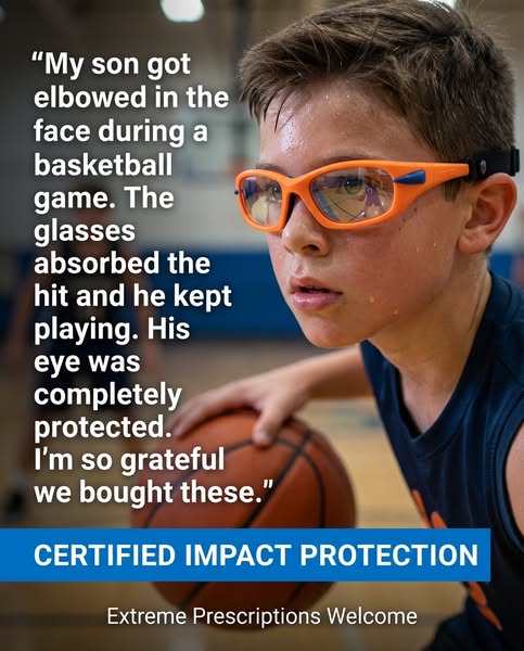Safer Basketball Glasses for Young Players