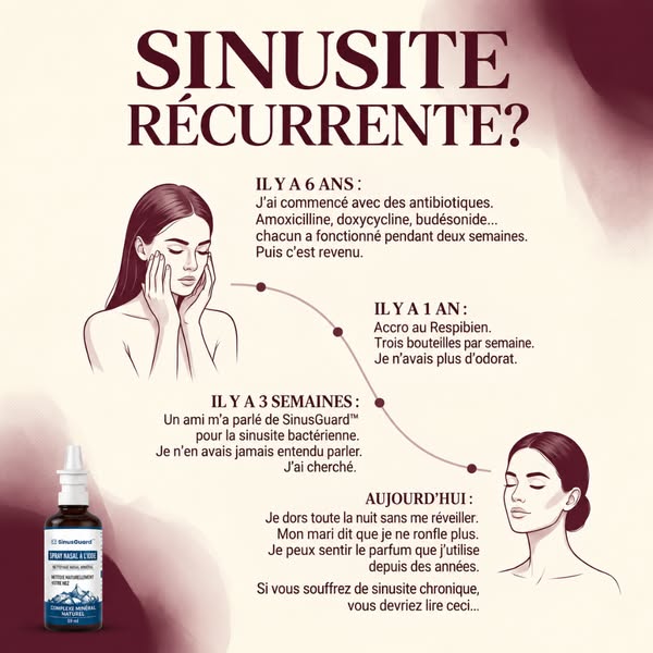 Pourquoi vos sinus se bouchent sans cesse