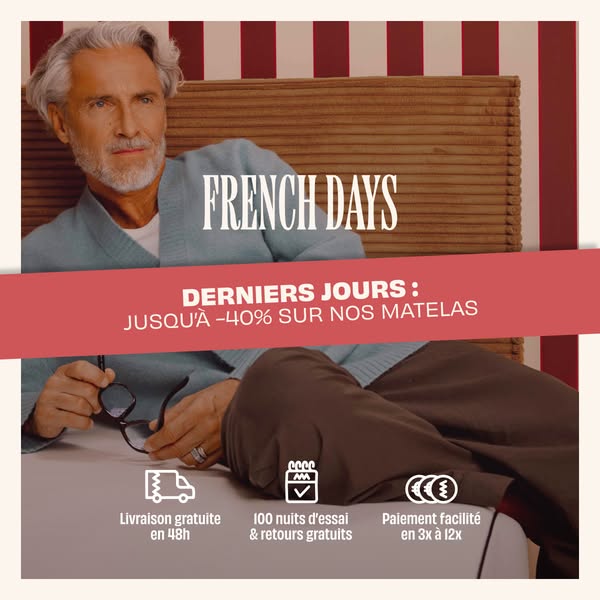 Derniers jours : jusqu'à -40%