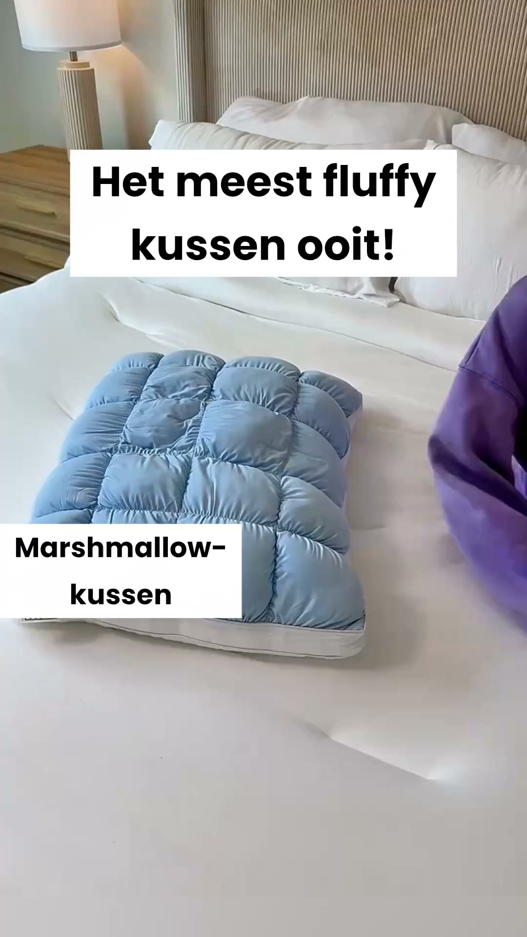 Het kussen dat voelt alsof je op een wolk slaapt