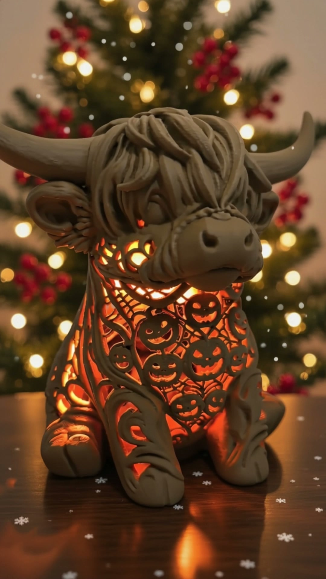 By day it's decor, by night it's candlelight This little calf is just so healing