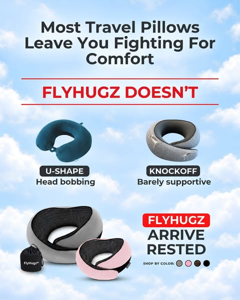 MOST TRAVEL PILLOWS DON’T ACTUALLY KEEP YOU SUPPORTED