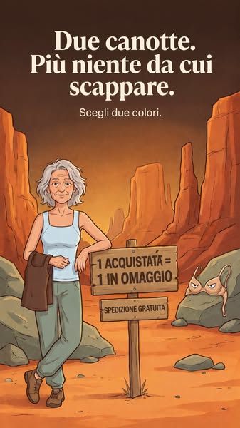 1 acquistata = 1 IN OMAGGIO oggi!