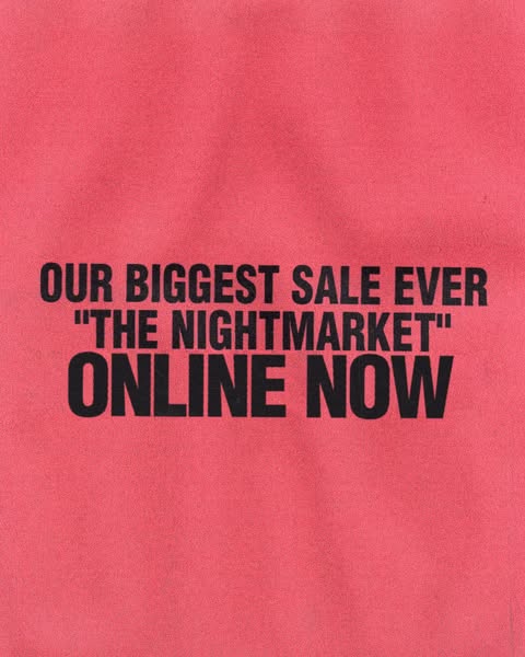THE NIGHTMARKET SALE
