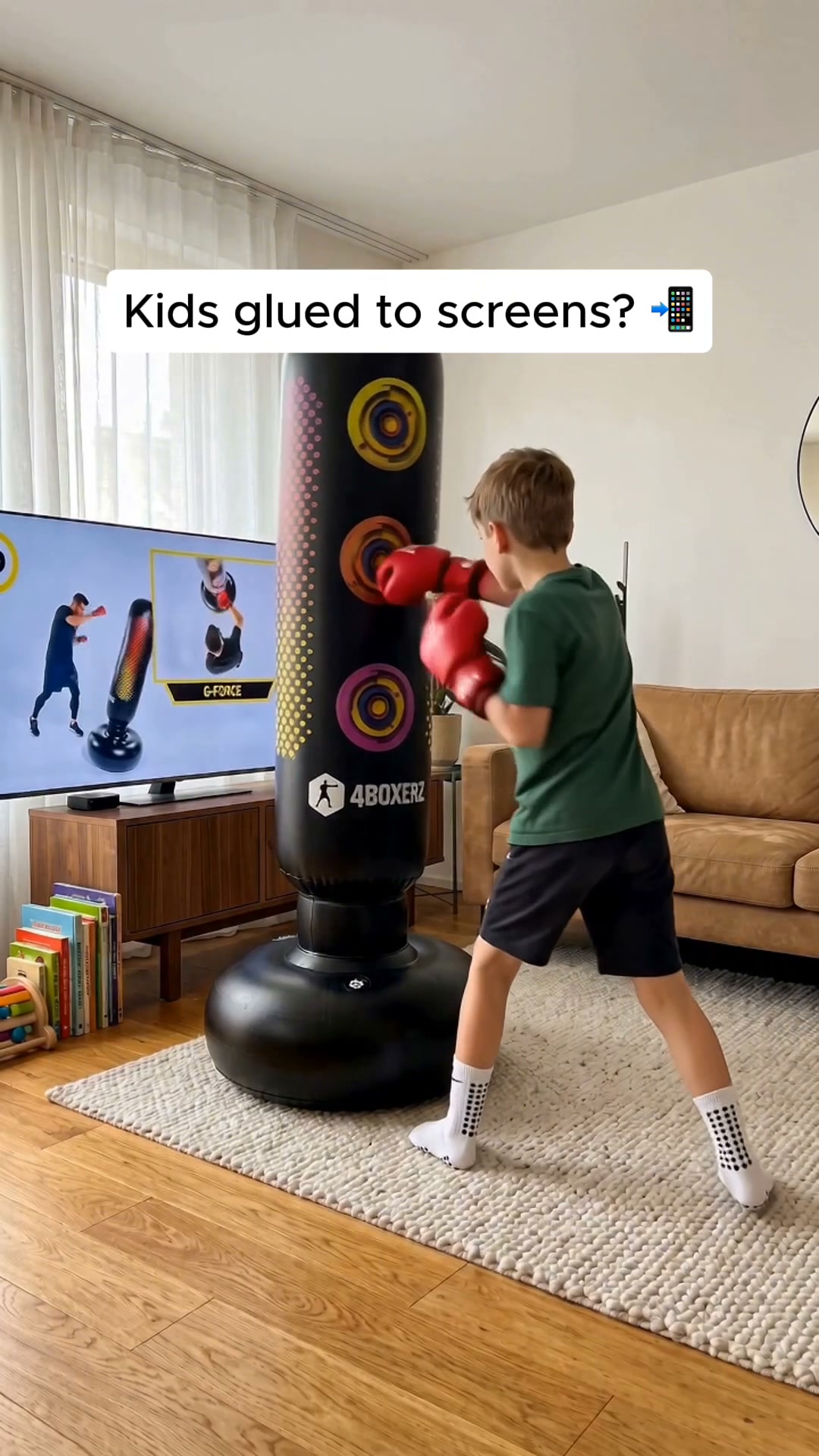 Less screen time. More punch time.