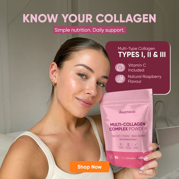 Multi-Collagen Complex Powder | 450g Powder | WeightWorld UK