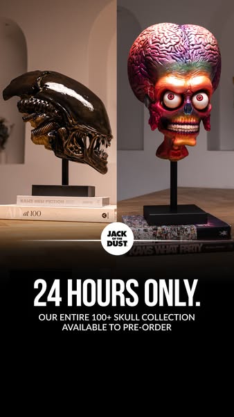 24 HOURS TO PRE-ORDER YOUR SKULL
