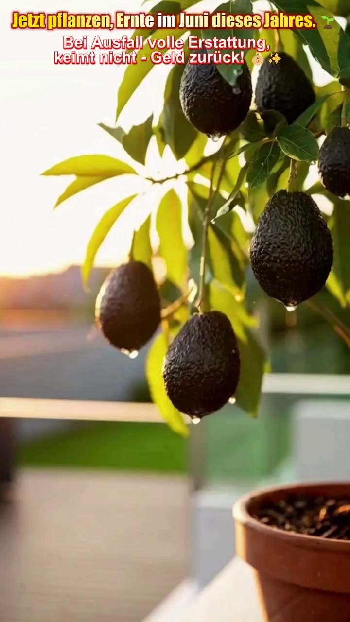 Avocado vom eigenen Balkon? Diese Setzlinge machen’s möglich.