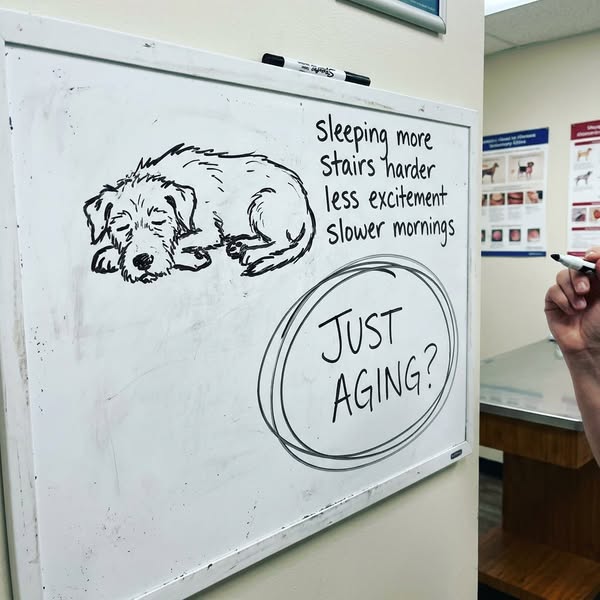 Is your older dog sleeping all day?