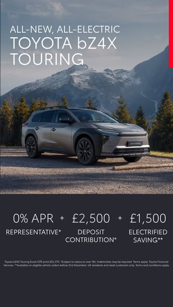 ALL-NEW, ALL-ELECTRIC TOYOTA bZ4X TOURING