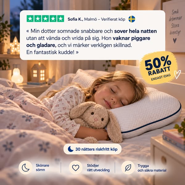 50% RABATT – Bättre Sömn För Ditt Barn