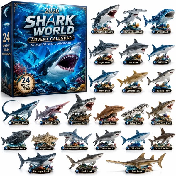 50% Off Today Only- 2026 Shark World Advent Calendar