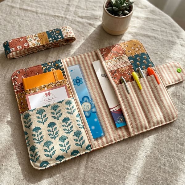 Utility Pouch Book Sleeve PDF Pattern