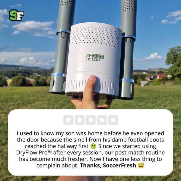 Every Footballer Needs This After a Wet Match