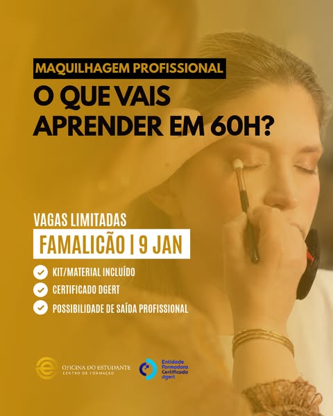 Curso de Maquilhagem Profissional