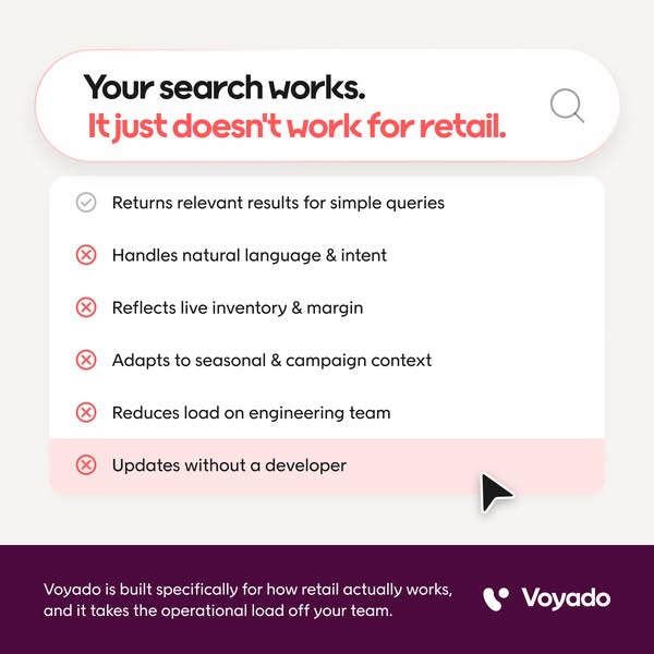 Get search built for retail.