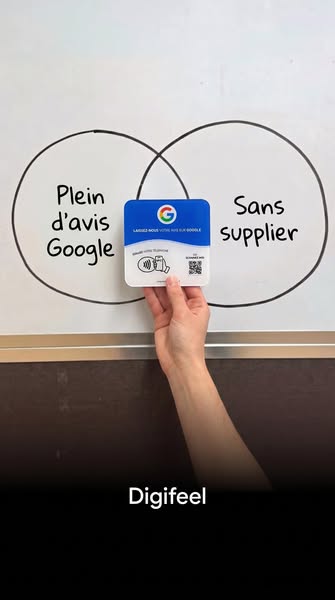 Plaque Avis Google Digifeel
