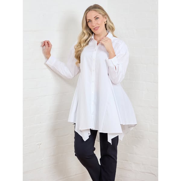 Paula By NOEN Cotton Shirt - White