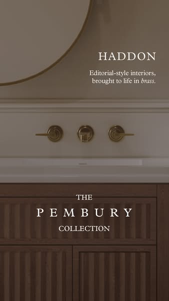 Editorial Interiors, in Brass