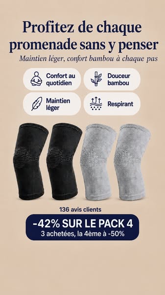 COMPRESSFLEX.COM NOUVEAU : le confort dont vos genoux ont besoin