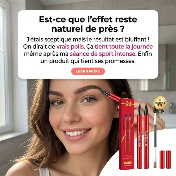 Actualités – Crayon liquide pour sourcils à double embout