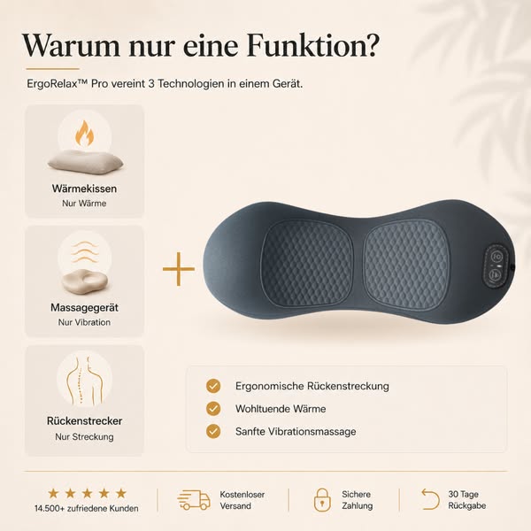 3 Funktionen. 1 Gerät