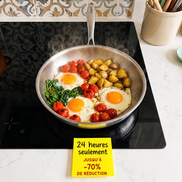 La poêle qui cuisine sainement — sans aucun compromis