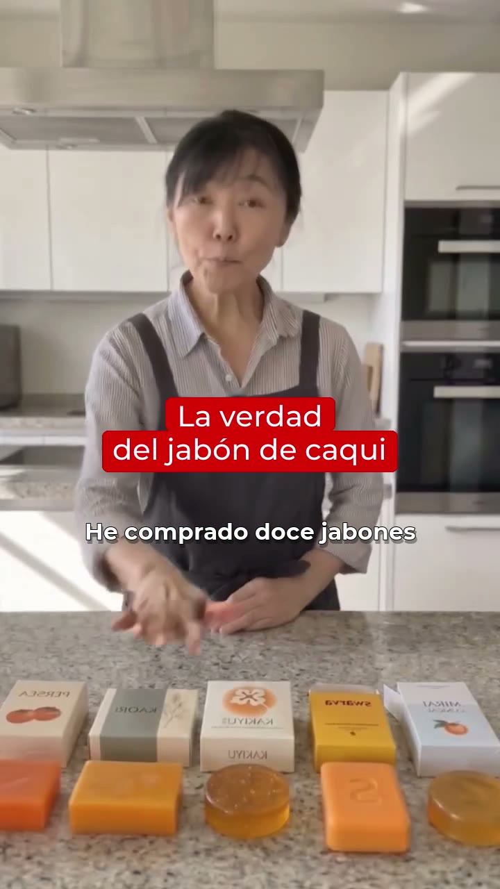 ¿Tu jabón de caqui es el de verdad?