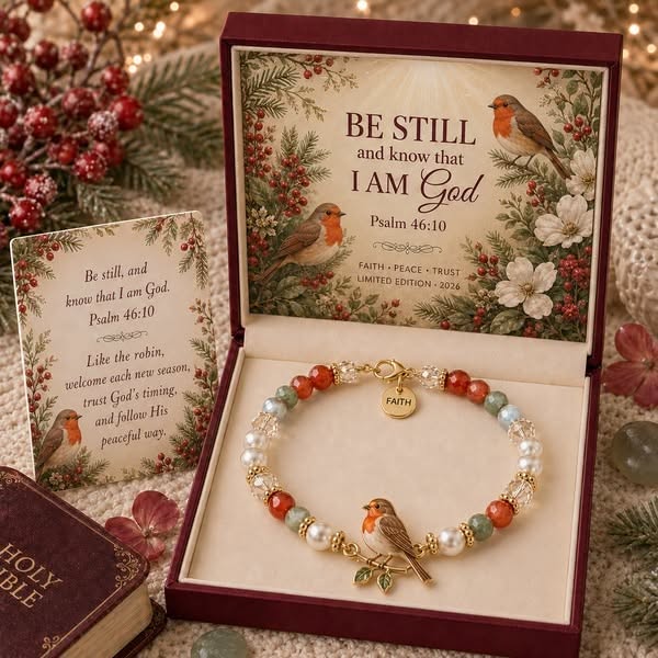 2026 Christmas Gift 49% OFF Psalm 46:10 Faith Bracelet | Limited Edit