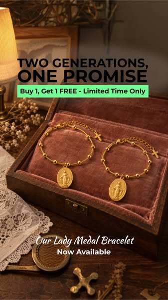 Our Lady Medal Bracelet - Now Available